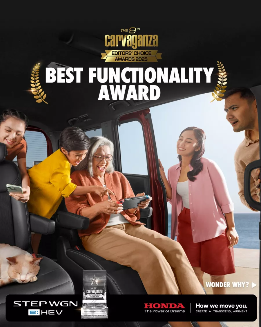 Honda STEP WGN e:HEV Raih Penghargaan Sebagai Best Functionality Car Dari Carvaganza Editors’ Choice Awards